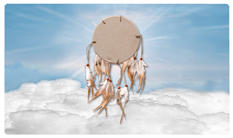 DNSEMP-C-129-BL Arapaho Prayer Blue